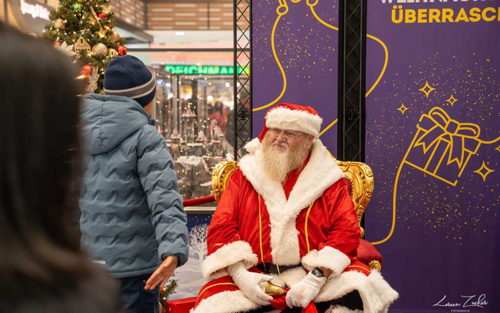 Magische Weihnachtsmomente in Plauen mit dem Weihnachtsmann
